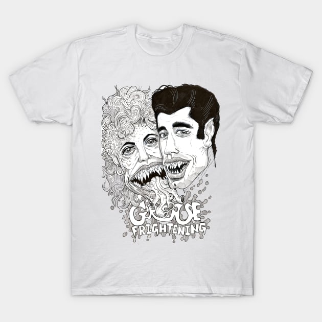 Grease Frightening T-Shirt by kingmookly